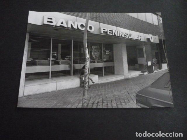 Antique Photography: MADRID BANCO PENINSULAR FOTOGRAFIA ORIGINAL 13 X 18 CM