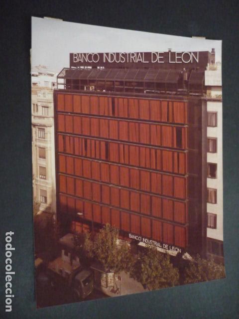 Antique Photography: MADRID BANCO INDUSTRIAL DE LEON FOTOGRAFIA ORIGINAL 24 X 18 CM