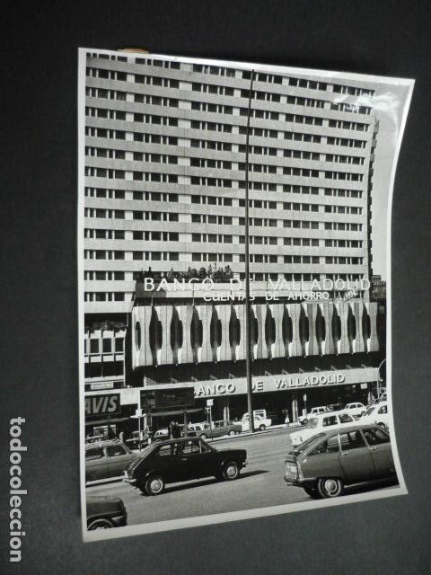 Antique Photography: MADRID BANCO DE VALLADOLID FOTOGRAFIA ORIGINAL 24 X 18 CM