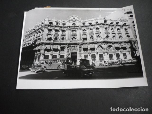 Antique Photography: MADRID PLAZA DE CANALEJAS BANCO HISPANO AMERICANO FOTOGRAFIA ORIGINAL 24 X 18 CM