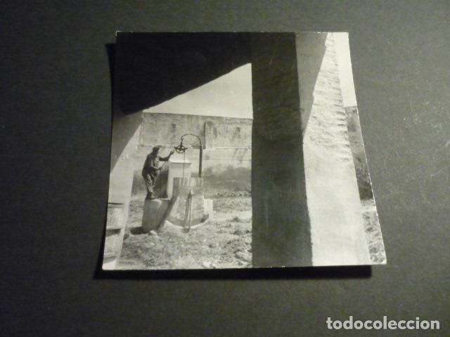 Alte Fotografie: MOGUER HUELVA ANTIGUA FOTOGRAFIA 9 X 9 CM