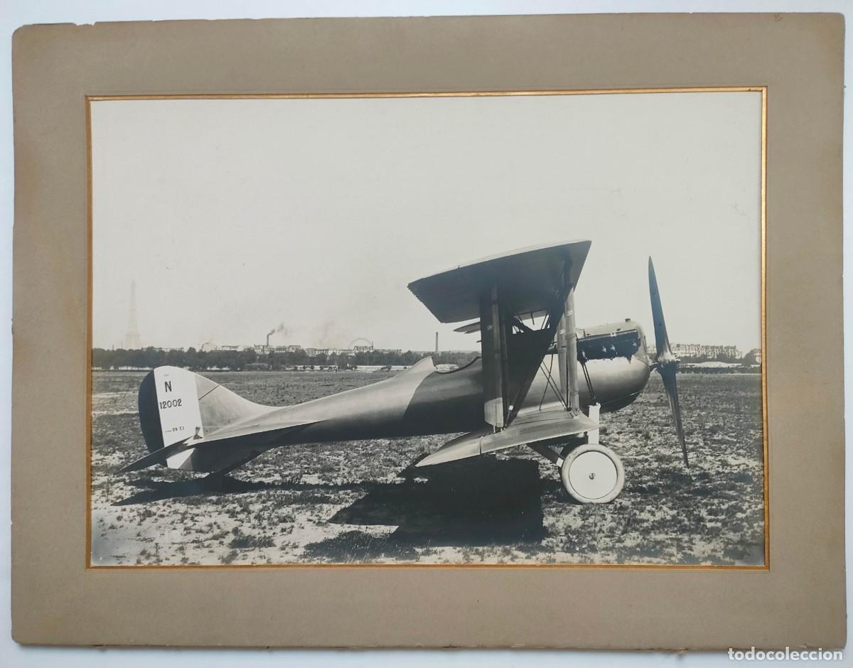 Antique Photography: AVIACION ANTIGUA FOTOGRAFIA MONTADA SOBRE CARTON TAMA&Ntilde;O 60 X 45 CM.
