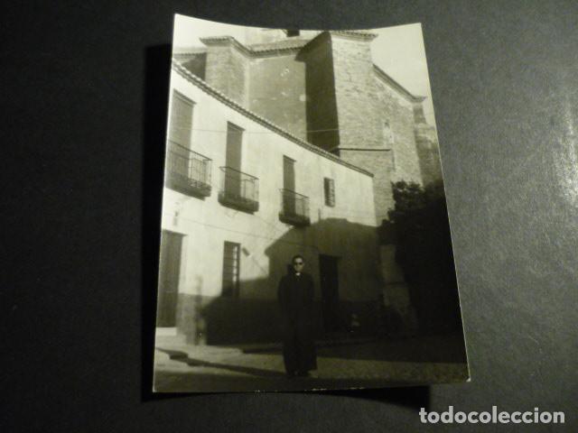 Antique Photography: VILLARRUBIA DE LOS OJOS CIUDAD REAL ANTIGUA FOTOGRAFIA 7,5 X 10,5 CM