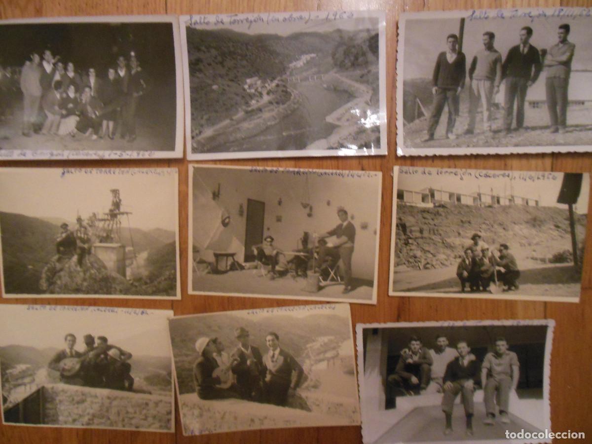 Alte Fotografie: 19 FOTOGRAF&Iacute;A SALTO DE TORREJ&Oacute;N CACERES 1962 PUENTE RIO FAMILIAR FOTO AMANCIO ABIS MARTIN DE ALMARAZ