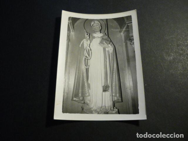 Alte Fotografie: BUENASBODAS TOLEDO IMAGEN DE SAN BLAS ANTIGUA FOTOGRAFIA 7,5 X 10,5 CM