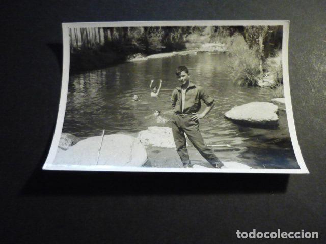 Antique Photography: LA FRESNEDA TOLEDO RIO GEVALO ANTIGUA FOTOGRAFIA 7,5 X 10,5 CM