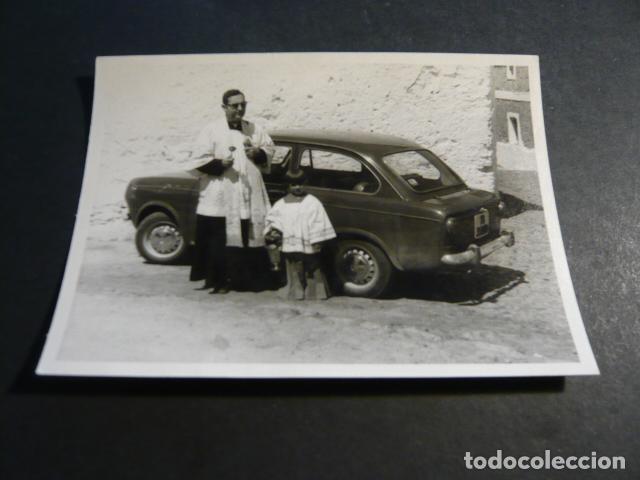 Fotografia antica: CEBOLLA TOLEDO BENDICION DE COCHE ANTIGUA FOTOGRAFIA 7,5 X 10,5 CM