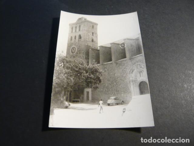 Fotografia antica: IBIZA CATEDRAL ANTIGUA FOTOGRAFIA 7,5 X 10,5 CM