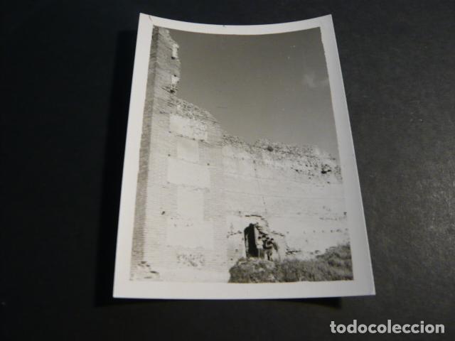 Fotografia antica: CEBOLLA TOLEDO CASTILLO DE VILLALBA ANTIGUA FOTOGRAFIA 7,5 X 10,5 CM