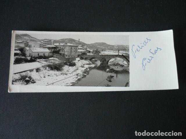 Fotografia antiga: NAVARRA LOCALIDAD A IDENTIFICAR ANTIGUA FOTOGRAFIA 6,5 X 17 CM