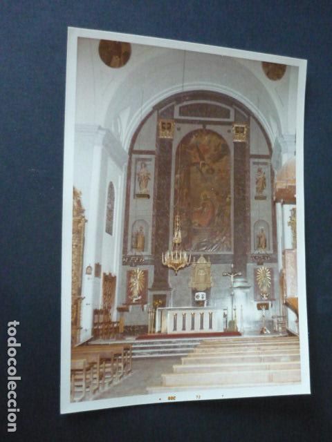 Fotografia antiga: CEBOLLA TOLEDO INTERIOR DE LA IGLESIA DE SAN CIPRIANO ANTIGUA FOTOGRAFIA 12,5 X 18 CM