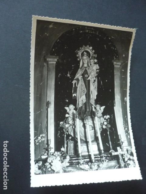 Fotografia antiga: ARGES TOLEDO ALTAR VIRGEN CARMEN IGLESIA ANTIGUA FOTOGRAFIA GUIJARRO FOT. 12 X 18 CM