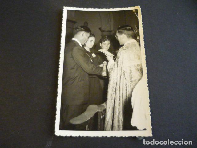 Fotograf&iacute;a antigua: VILLAFRANCA DE LOS CABALLEROS TOLEDO NOVIOS BODA ANTIGUA FOTOGRAFIA 8,5 X 13,5 CM
