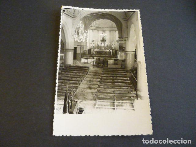 Alte Fotografie: VILLAFRANCA DE LOS CABALLEROS TOLEDO INTERIOR DE LA IGLESIA ANTIGUA FOTOGRAFIA 9 X 13 CM