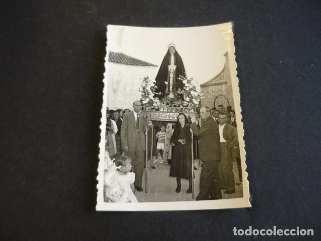 Alte Fotografie: ARGES TOLEDO PROCESION DE LA SOLEDAD ANTIGUA FOTOGRAFIA 5,5 X 8 CM