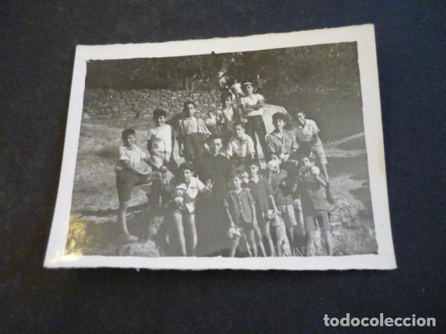 Alte Fotografie: NAVA DE RICOMALILLO TOLEDO MONAGUILLOS CON SEMINARISTAS ANTIGUA FOTOGRAFIA 6 X 8 CM