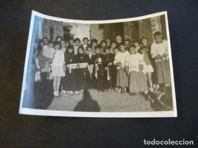 Fotografia antiga: NAVA DE RICOMALILLO TOLEDO CUESTACION DEL DOMUND ANTIGUA FOTOGRAFIA 7,5 X 10,5 CM