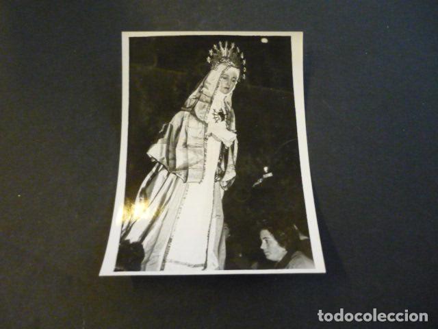 Alte Fotografie: NAVA DE RICOMALILLO TOLEDO PROCESION EL ENCUENTRO ANTIGUA FOTOGRAFIA 8 X 10 CM