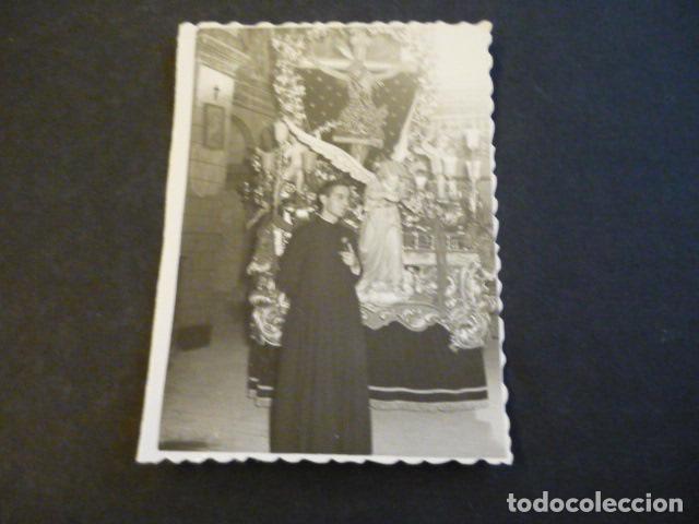Alte Fotografie: VILLAFRANCA DE LOS CABALLEROS TOLEDO SANTISIMO CRISTO DE SANTA ANA FOTOGRAFIA 6,5 X 9 CM