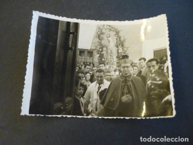 Alte Fotografie: VILLAFRANCA DE LOS CABALLEROS TOLEDO VISITA OPBISPO AUXILIAR FOTOGRAFIA 8,5 X 11,5 CM