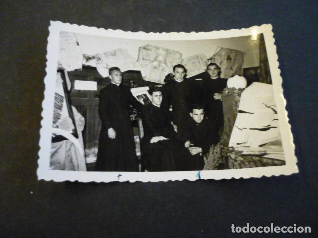 Alte Fotografie: CIUDAD REAL GRUPO DE SEMINARISTAS ANTIGUA FOTOGRAFIA 6 X 9 CM