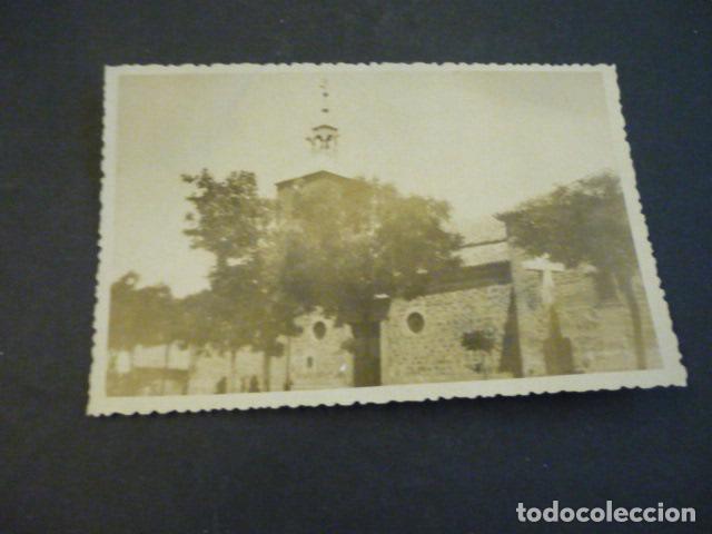 Alte Fotografie: VILLAFRANCA DE LOS CABALLEROS TOLEDO IGLESIA ANTIGUA FOTOGRAFIA 8,5 X 13 CM