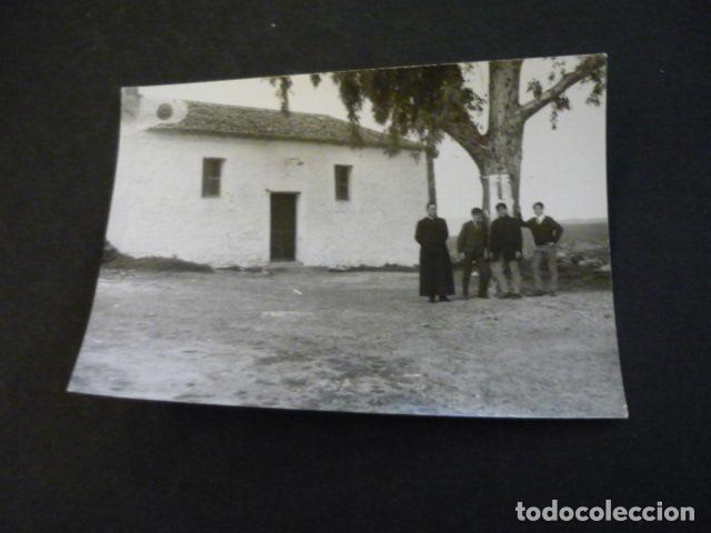 Alte Fotografie: MINAS DE SANTA QUITERIA TOLEDO IGLESIA ANTIGUA FOTOGRAFIA 7,5 X 10,5 CM