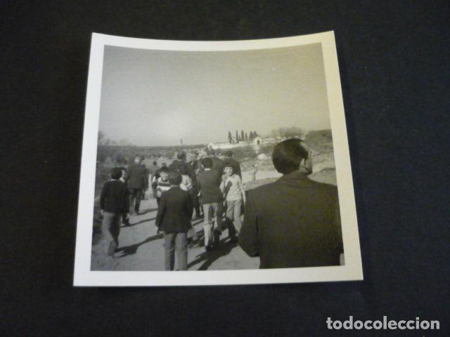 Alte Fotografie: CEBOLLA TOLEDO CEMENTERIO ANTIGUA FOTOGRAFIA 9 X 9 CM