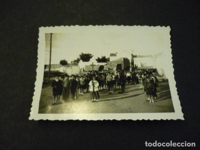 Fotografia antiga: ARGES TOLEDO PROCESION DE LOS NI&Ntilde;OS ANTIGUA FOTOGRAFIA 6 X 9 CM