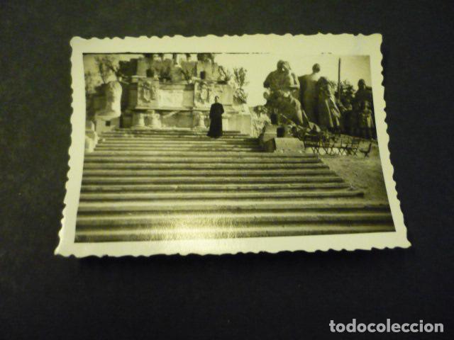 Fotograf&iacute;a antigua: GETAFE MADRID CERRO DE LOS ANGELES GRUPO ANTIGUA FOTOGRAFIA 6 X 9 CM