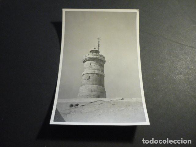 Fotografia antiga: CARTAGENA MURCIA FARO DE ENTRADA AL PUERTO ANTIGUA FOTOGRAFIA 9 X 13.5 CM