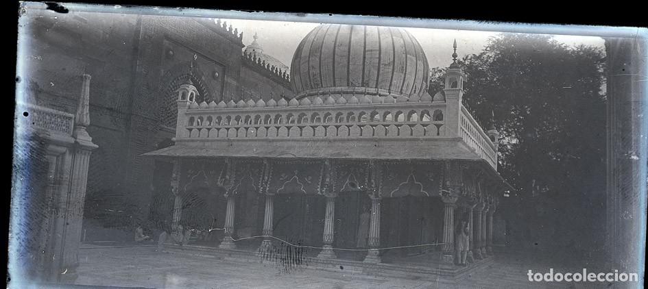 Alte Fotografie: INDIA DELHI LOTE 15 NEGATIVOS DE CRISTAL FORMATO 6 X 13 CM.