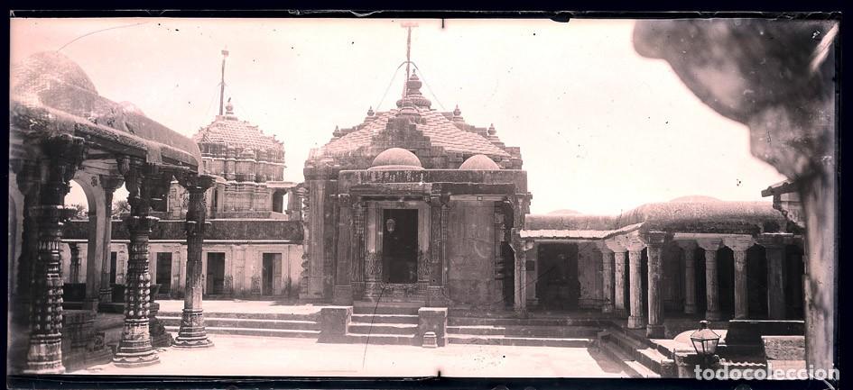 Alte Fotografie: INDIA DILWARA LOTE 22 NEGATIVOS DE CRISTAL FORMATO 6 X 13 CM.