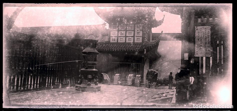 Fotograf&iacute;a antigua: SHANGAI LOTE 15 NEGATIVOS DE CRISTAL FORMATO 6 X 13 CM.