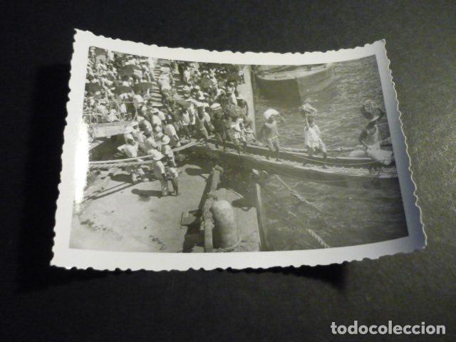 Fotograf&iacute;a antigua: SANTA ISABEL FERNANDO POO MUELLES ANTIGUA FOTOGRAFIA 7 X 10 CM