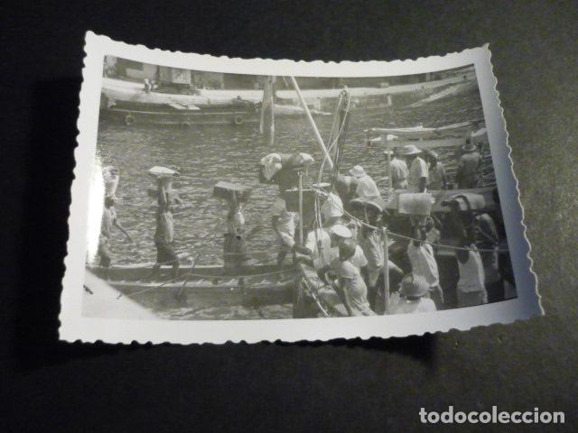 Fotograf&iacute;a antigua: SANTA ISABEL FERNANDO POO MUELLES ANTIGUA FOTOGRAFIA 7 X 10 CM