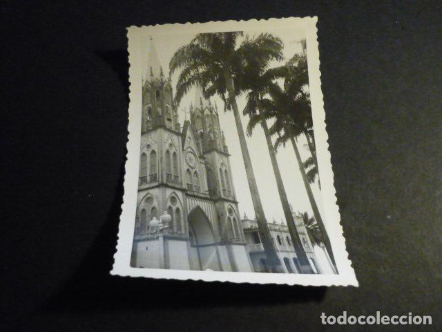 Fotograf&iacute;a antigua: SANTA ISABEL FERNANDO POO CATEDRAL ANTIGUA FOTOGRAFIA 7 X 10 CM