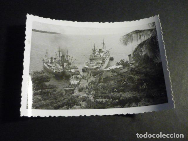 Fotograf&iacute;a antigua: SANTA ISABEL FERNANDO POO MUELLES ANTIGUA FOTOGRAFIA 7 X 10 CM