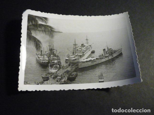 Fotograf&iacute;a antigua: SANTA ISABEL FERNANDO POO MUELLES ANTIGUA FOTOGRAFIA 7 X 10 CM