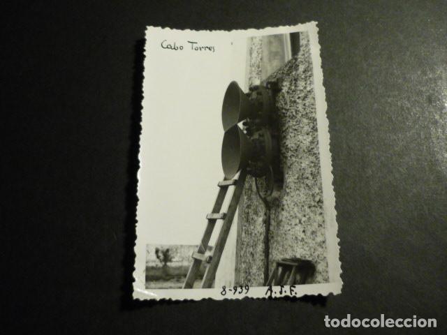 Fotografia antica: CABO TORRES ASTURIAS FARO 1939 ANTIGUA FOTOGRAFIA 8,5 X 6 CM