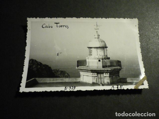 Fotografia antica: CABO TORRES ASTURIAS FARO 1939 ANTIGUA FOTOGRAFIA 8,5 X 6 CM