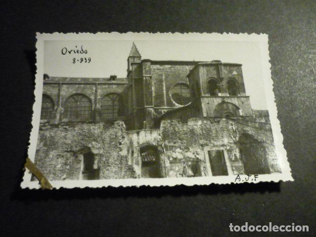 Fotografia antiga: OVIEDO ASTURIAS CATEDRAL ANTIGUA FOTOGRAFIA 8,5 X 6 CM