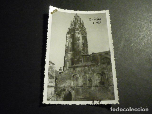 Antique Photography: OVIEDO ASTURIAS CATEDRAL ANTIGUA FOTOGRAFIA 8,5 X 6 CM
