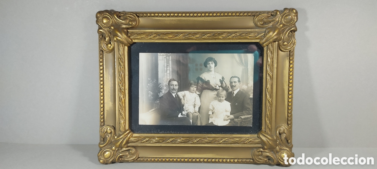 Fotografia antiga: FAMILIA BURGUESA. BELL&Iacute;SIMA FOTOGRAF&Iacute;A DE 1912. ESTUDIO FOTO BAR&Oacute;, BARCELONA