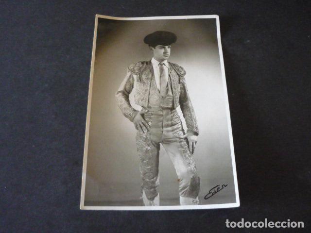 Alte Fotografie: TORERO A IDENTIFICAR EDEN FOTOGRAFO BARCELONA ANTIGUA FOTOGRAFIA 12 X 17 CM