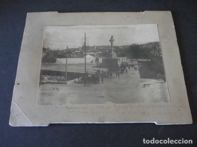 Photographie ancienne: GERONA CUARTEL 7&ordm; REGIMIENTO DE ARTILLERIA PESADA ANTIGUA FOTOGRAFIA 18 X 23 CM