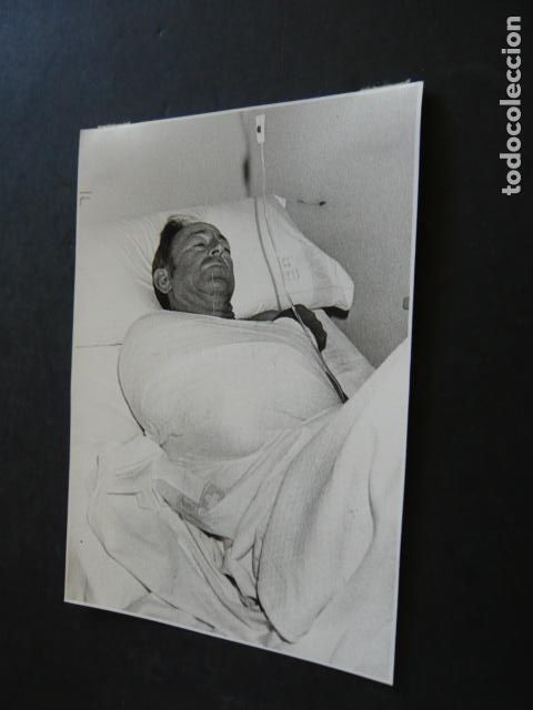Alte Fotografie: MADRID ATENTADO TERRORISTA ETA PLAZA REPUBLICA DOMINICANA ANTIGUA FOTOGRAFIA ORIGINAL 12 X 17 CM
