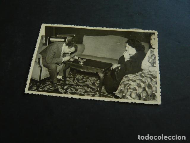 Photographie ancienne: BILBAO CONCURSO GALLINA BLANCA GANADORA ANTIGUA FOTOGRAFIA ORIGINAL 9 X 13 CM