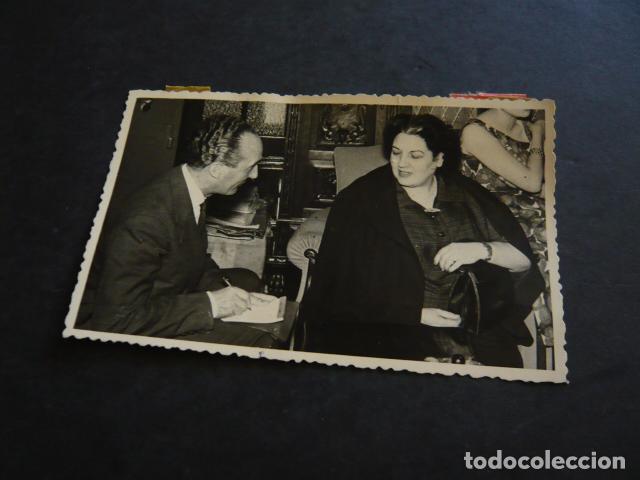 Alte Fotografie: BILBAO CONCURSO GALLINA BLANCA GANADORA ANTIGUA FOTOGRAFIA ORIGINAL 9 X 13 CM