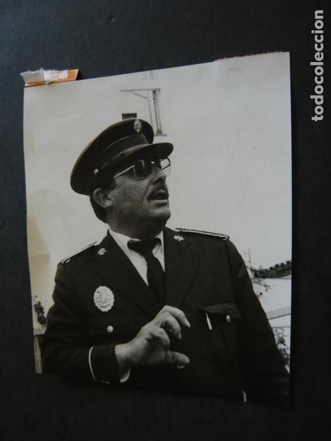 Fotograf&iacute;a antigua: CALONGE GERONA POLICIA ANTIGUA FOTOGRAFIA ORIGINAL 12 X 11.5 CM